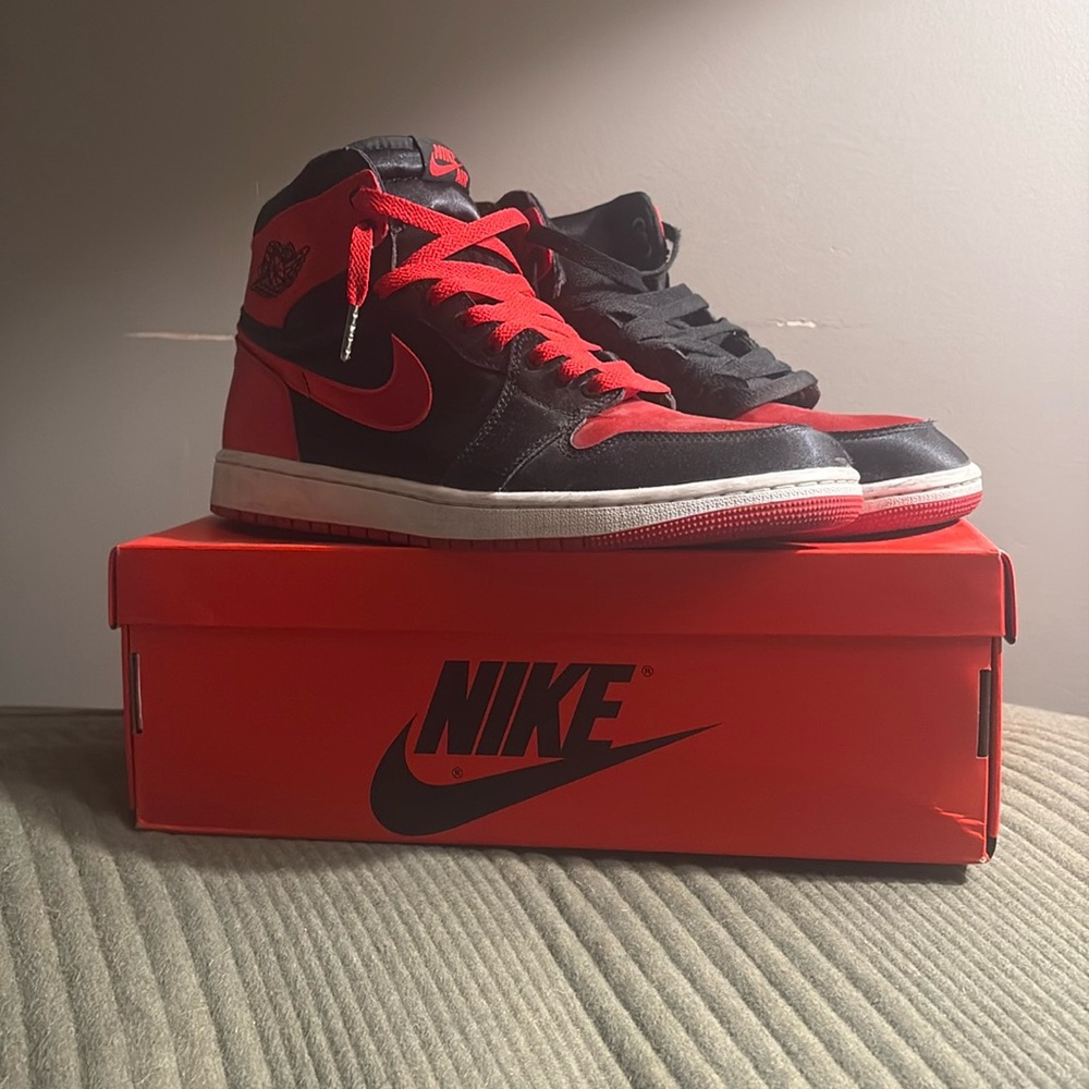 Satin Bred Jordan 1 High